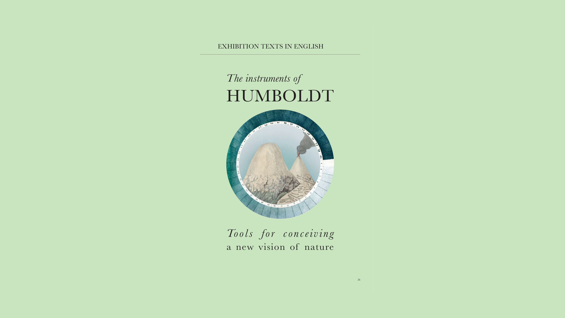 The instruments of Humboldt - Exhibition texts in English